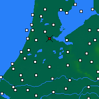 Nearby Forecast Locations - Amsterdam - Kaart