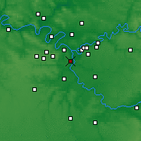 Nearby Forecast Locations - Parijs - Kaart
