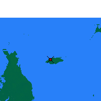 Nearby Forecast Locations - Nassau - Kaart