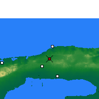 Nächste Vorhersageorte - Havanna - Karte