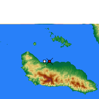 Nearby Forecast Locations - Honiara - Kaart