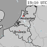 Radarbeelden van Nederland 20:40 UTC