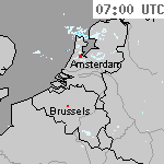 Radarbeelden van Nederland 08:30 UTC