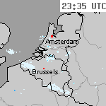 Radarbeelden van Nederland 01:05 UTC