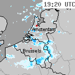 Radarbeelden van Nederland 20:50 UTC