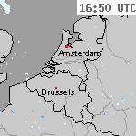 Radarbeelden van Nederland 18:20 UTC