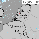Radarbeelden van Nederland 18:35 UTC