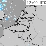 Radarbeelden van Nederland 18:30 UTC