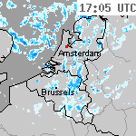 Radarbeelden van Nederland 18:35 UTC