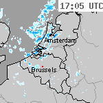 Radarbeelden van Nederland 18:35 UTC