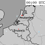 Radarbeelden van Nederland 01:30 UTC