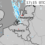 Radarbeelden van Nederland 18:45 UTC