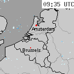 Radarbeelden van Nederland 11:05 UTC