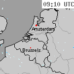 Radarbeelden van Nederland 10:40 UTC