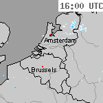 Radarbeelden van Nederland 17:30 UTC