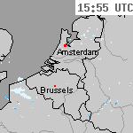 Radarbeelden van Nederland 17:25 UTC
