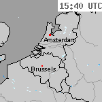 Radarbeelden van Nederland 17:10 UTC