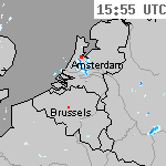 Radarbeelden van Nederland 17:25 UTC