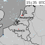 Radarbeelden van Nederland 17:05 UTC