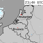 Radarbeelden van Nederland 01:10 UTC