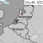 Radarbeelden van Nederland 17:10 UTC