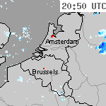 Radarbeelden van Nederland 22:20 UTC