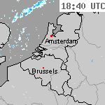 Radarbeelden van Nederland 20:10 UTC