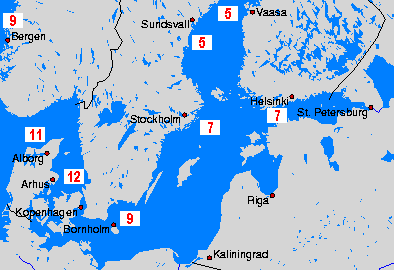 Oostzee: di, 04-06