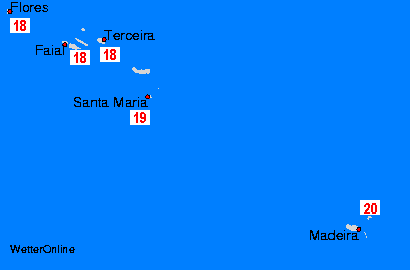 Azoren/Madeira: ma, 17-06